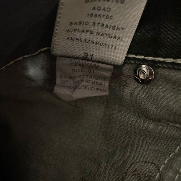 True Religion  Basic Straight World Tour 5 Pocket Denim Blue Jeans Men's Sz 31 - Picture 5 of 10